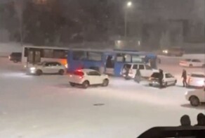 Кёрлинг автомобилями на Камчатке