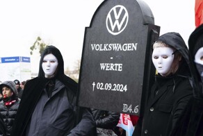 В Германии прошли "похороны" Volkswagen