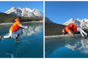 Сальто назад на льду