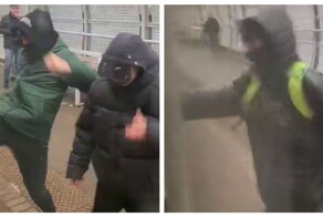 Агрессивные подростки напали на электричку