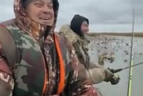 Пламенный рыбацкий привет Серёге