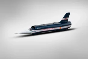 Ракетомобиль установивший рекорд скорости в 965 км/ч выставят на торги