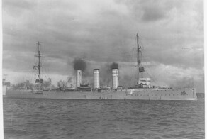 Первое крупное морское сражение Первой мировой войны