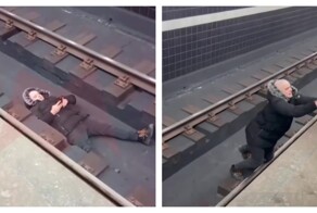 Пьяный парень спрыгнул на пути в метро, чтобы поснимать видео