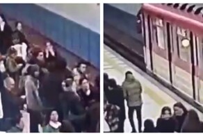 В Грузии нелюдь толкнул пассажира метро под поезд