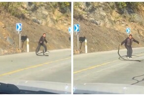 В Китае мужчина сразился с коброй… и победил