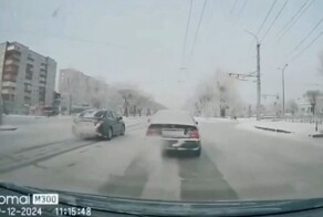 BMW, снег и летняя резина