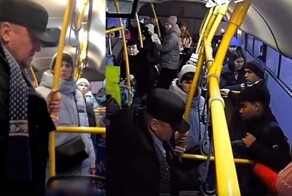 Пьяный мужчина ударил девочку в автобусе