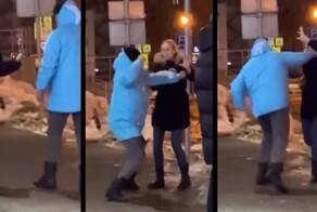 В подмосковных Мытищах курьер ударил женщину в лицо