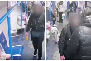 В московском метро пьяный мужчина попытался познакомиться с попутчицей, но получил отказ