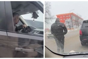 В Башкирии  водитель угрожал пистолетом оппоненту, который его обогнал