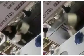 Сотрудник закусочной уронил на себя кастрюлю с горячим бульоном