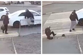 Во Владивостоке мужчина избил пенсионера на пешеходном переходе