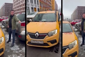 "Я тебя сейчас поломаю":  таксист Яндекса бросил авто посреди дороги и ушёл спать в хостел