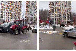 В Подмосковье парень угнал трактор