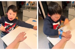 Мальчик сам себя наказал