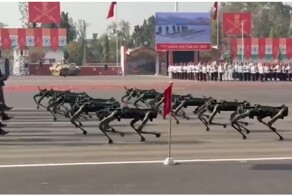 Робособаки примут участие в параде в Индии