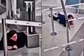Безбилетница ползком добралась до самолёта в Сербии