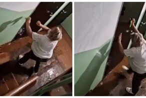 Соседка держит в страхе весь подъезд