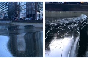 Волны ломают лёд