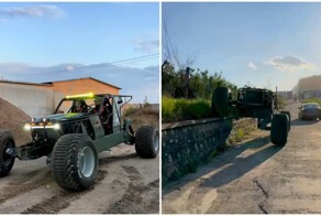 Китаец собрал брутальный багги-вездеход