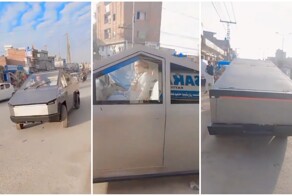 Когда денег мало, но очень хочется. В Пакистане собрали свой Cybertruck