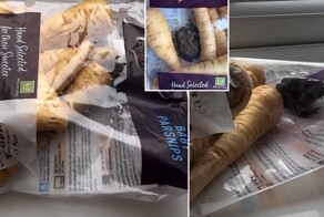 Живой сюрприз в упаковке овощей