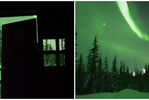 Северное сияние, завораживающее своей красотой