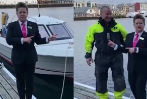 Забавная реклама отдыха в Норвегии
