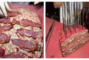 Аппетитное мясное блюдо, приготовленное на углях