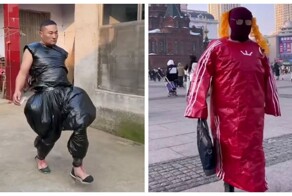 Мужчина повторил образы с показа мод