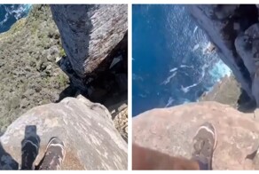 Экстремал рискнул жизнью ради видео