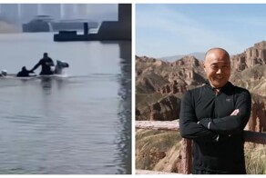 В Китае «принц на белом коне» спас тонущего мужчину