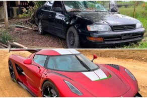 Много желания, много свободного времени и старая Toyota превращается в гиперкар Koenigsegg