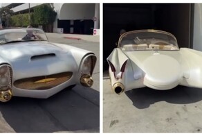 Эффектный автомобиль Golden Sahara II
