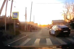 Отлично исполненный обгон на пешеходном переходе