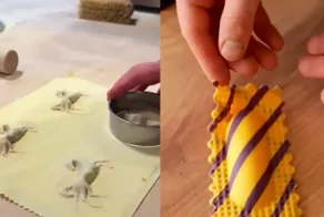 Художественная лепка равиоли