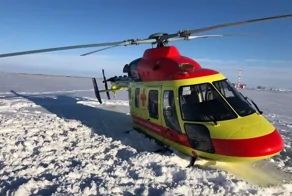 Аварийная посадка потерявшего управление вертолёта попала на видео
