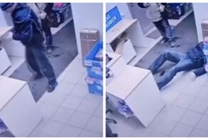 Пьяный мужик отчаянно пытался получить свой заказ в ПВЗ