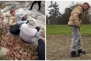 Игрушечная змея не&nbsp;на&nbsp;шутку напугала парня