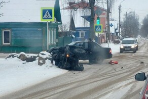 Квадроциклист столкнулся со встречным автомобилем