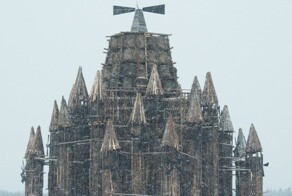 В Калужской области на Масленицу сожгут 26-метровый деревянный замок