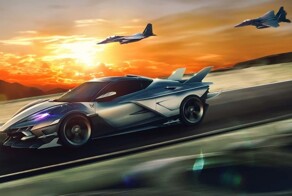 Chevrolet Corvette в тюнинге в виде истребителя