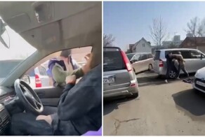 Выскочил на встречку и избил водителя, который ему посигналил