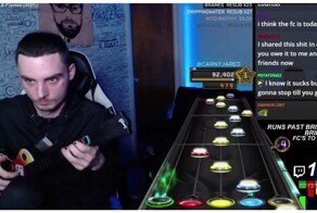 Из жизни геймеров: парень прошёл самый сложный трек в Guitar Hero на скорости 200% без единой ошибки