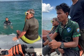 Дедушка устроил истерику в открытом море из-за запрета на купание