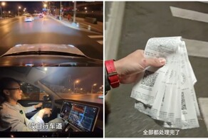 Тест автопилота Tesla в Китае обернулся семью штрафами за один вечер