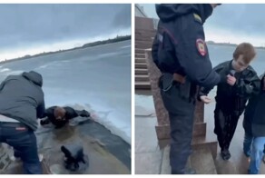 Петербуржец провалился под лёд, когда пытался спасти свои наушники