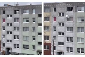 Немцы сбросили стиральную машину с 5 этажа