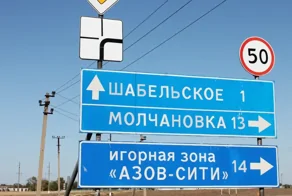 Реклама на дорожных указателях теперь под запретом